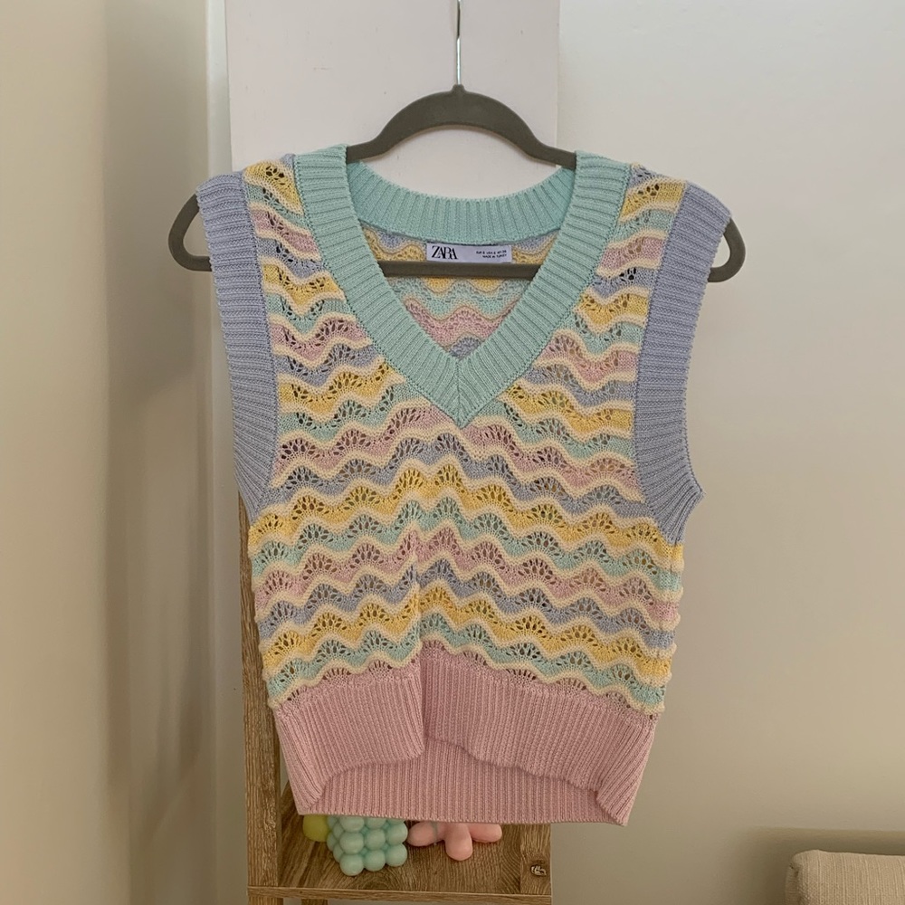 Zara sweater vest!